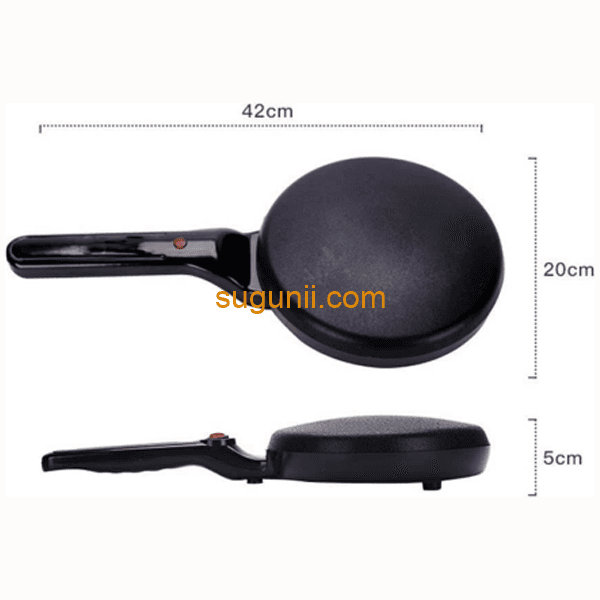 Crêpière avec manche Haeger HG-5208 – Image 2