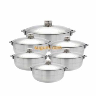 Ensemble 6 pièces marmites en aluminium