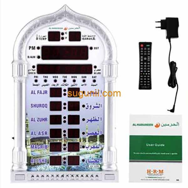 Horloge murale Azan Al-Harameen HA-4008 d