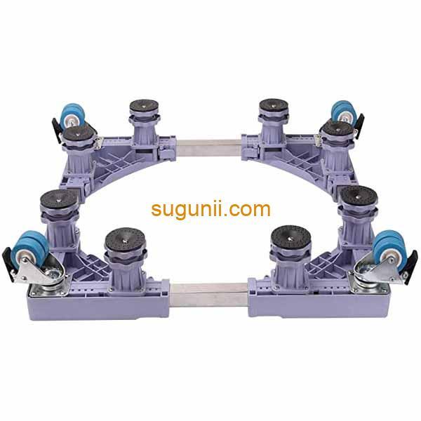 Support Réfrigérateur Roulant – 8 Pieds Stables, Charge 300 kg, Hauteur Réglable – Image 4