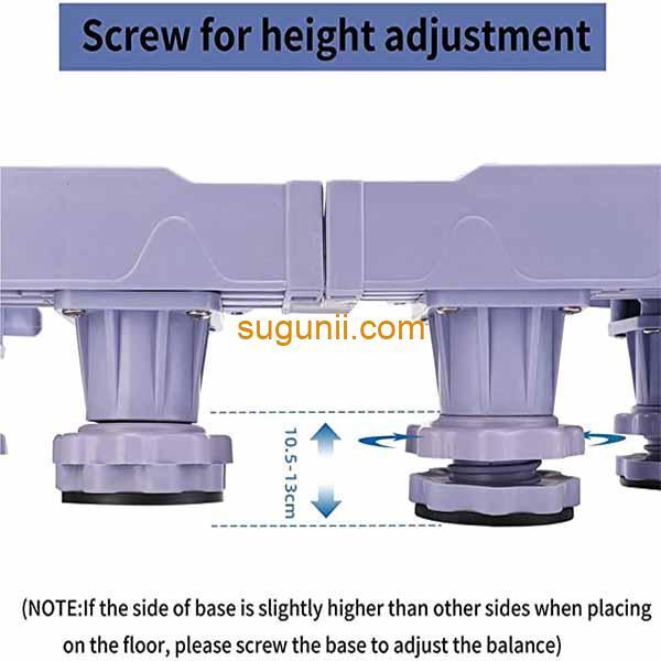 Support réfrigérateur roulant avec 8 pieds stables – Image 7