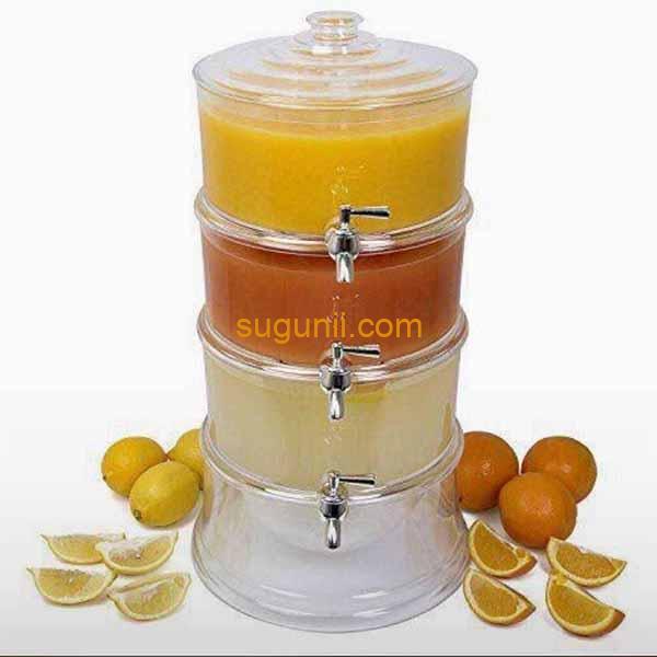 Distributeur de boissons empilable à 3 niveaux