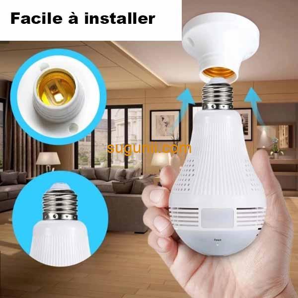 Ampoule Caméra Wifi Intelligente - V380 b