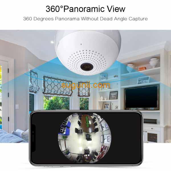 Ampoule Caméra Wifi Intelligente - V380 c
