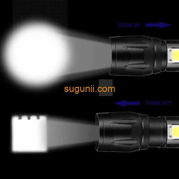 Lampe torche rechargeable avec option Zoom – Image 4