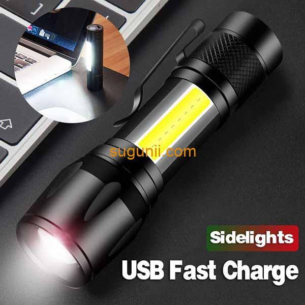 Lampe torche rechargeable avec option Zoom