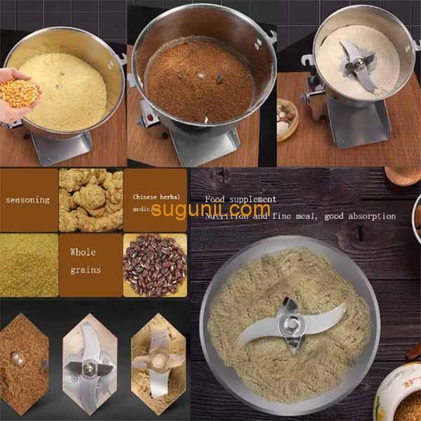 Moulin broyeur à grains/épices 500g, 1kg, 2kg, 3kg, 5kg – Image 3