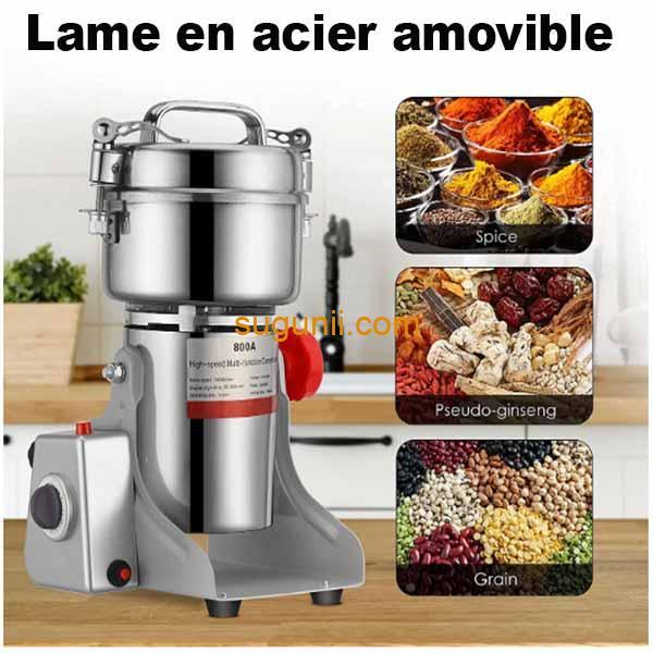 Moulin broyeur à grains/épices 500g, 1kg, 2kg, 3kg, 5kg – Image 4