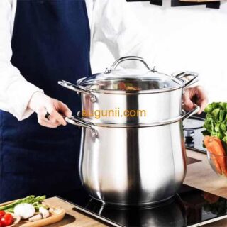 Couscoussier 3-en-1 Inox – Cuit-Vapeur
