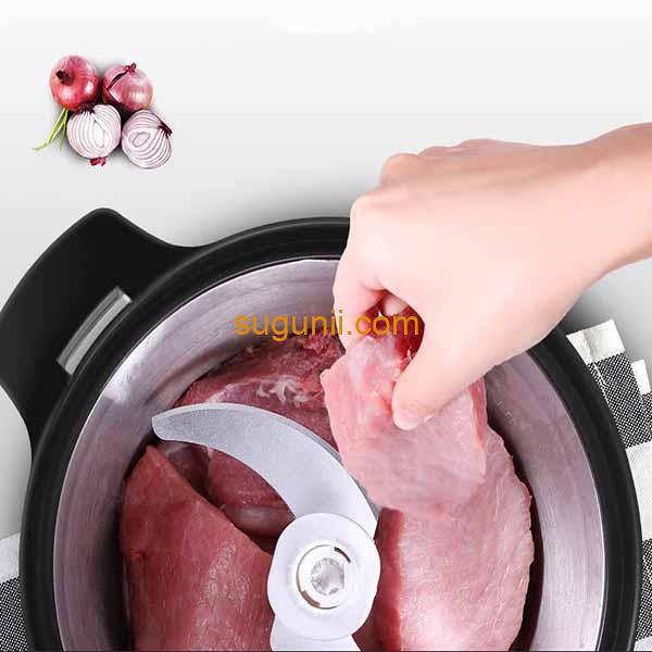 Hachoir à viande 6L, hachoir à aliments polyvalents – Image 4