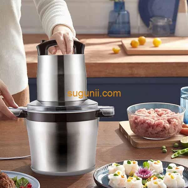 Hachoir à viande 6L, hachoir à aliments polyvalents