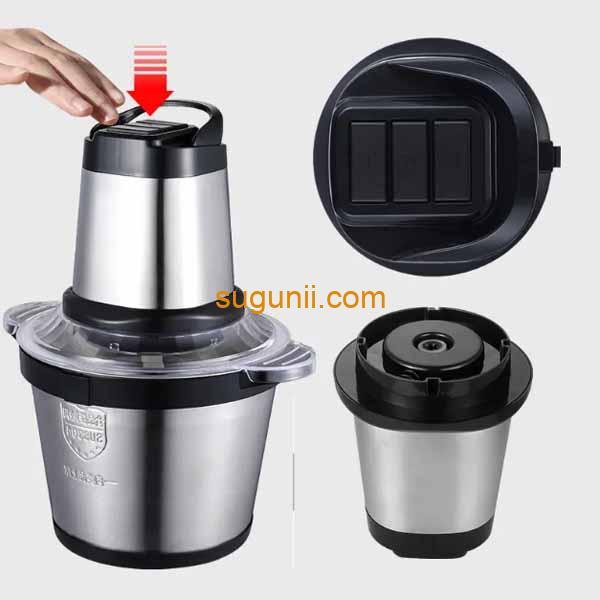 Hachoir à Viande Électrique 4L – Robot Culinaire Multifonction en Acier Inoxydable – Image 2