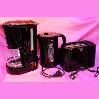 Package 3 en 1 Machine à café + bouilloire électrique + grille-pain