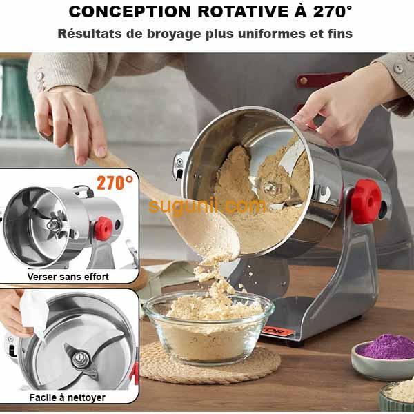 Moulin broyeur à grains/épices 3Kg – Image 4