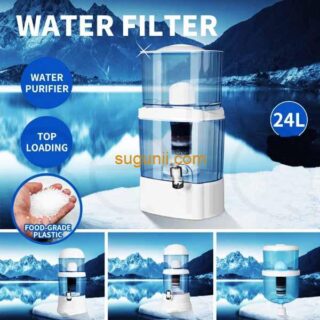 Fontaine avec filtre à eau 24L