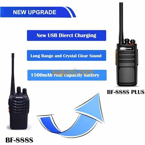 Talkie-Walkie Longue Portée Baofeng BF-888S Plus 2