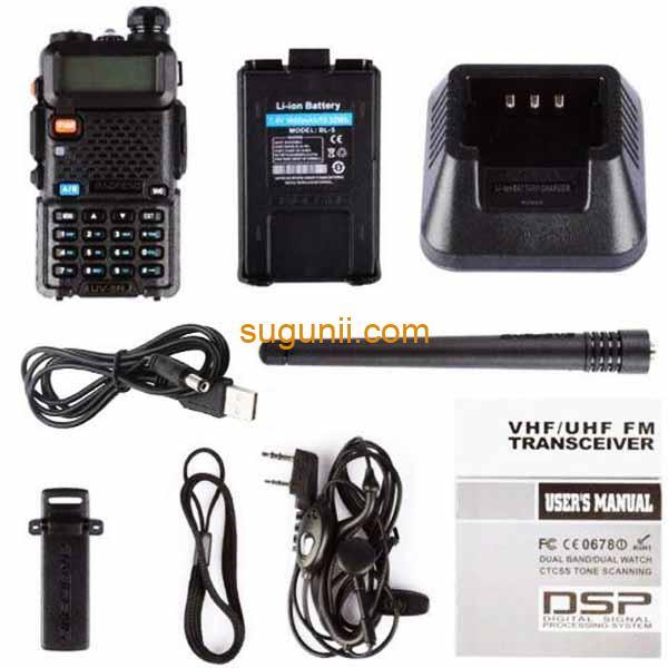 Talkie-Walkie Bidirectionnel Baofeng UV-5R 10