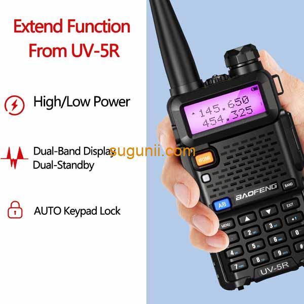 Talkie-Walkie Bidirectionnel Baofeng UV-5R 5