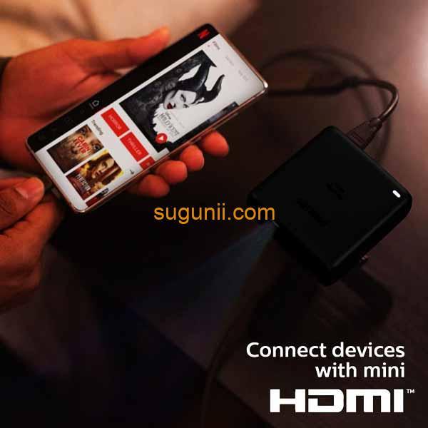 Vidéo-projecteur de poche Philips PicoPix Micro+ PPX325 b