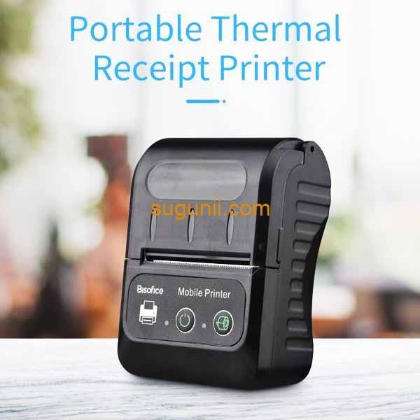 Imprimante de reçus Bluetooth portable 58 mm 5