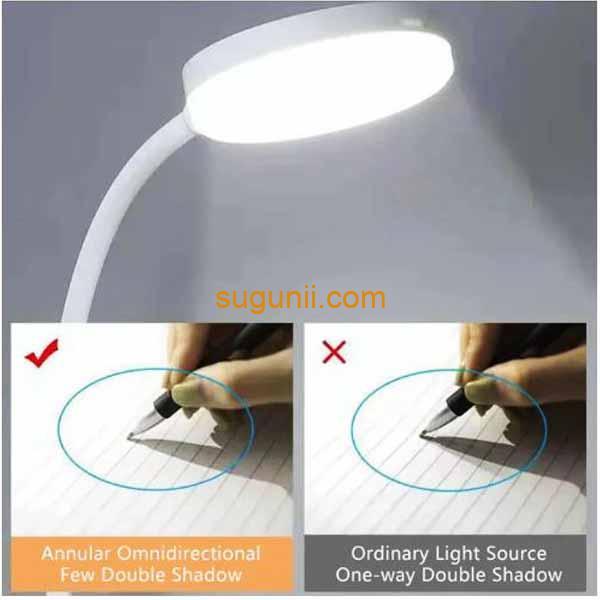 Lampe de bureau LED portable pliable 5