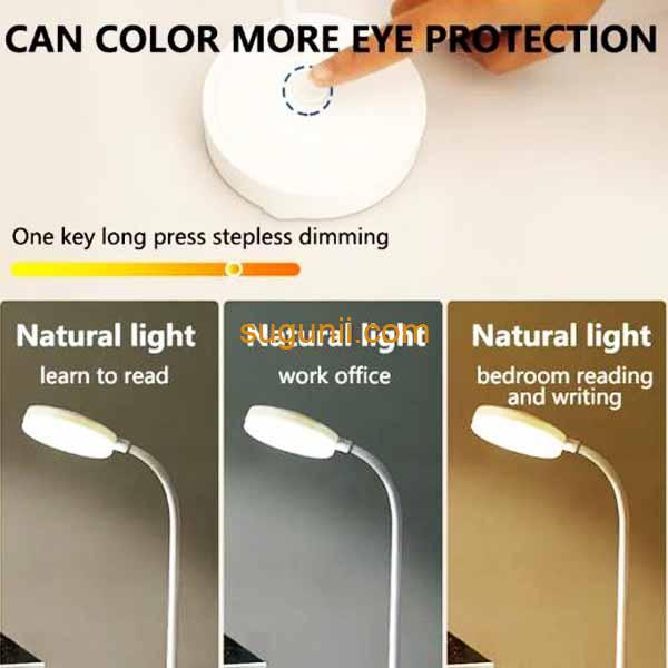 Lampe de bureau LED portable pliable 6