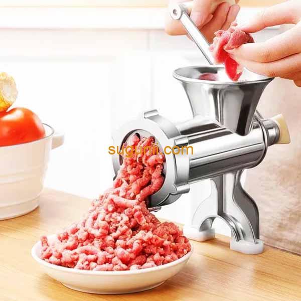 Hachoir à viande manuel en aluminium JHP-10 et 12