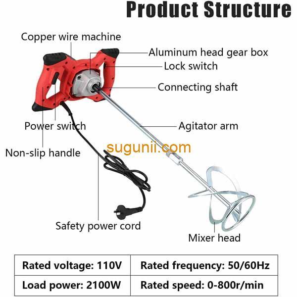 Bétonnière portative de qualité industrielle 5