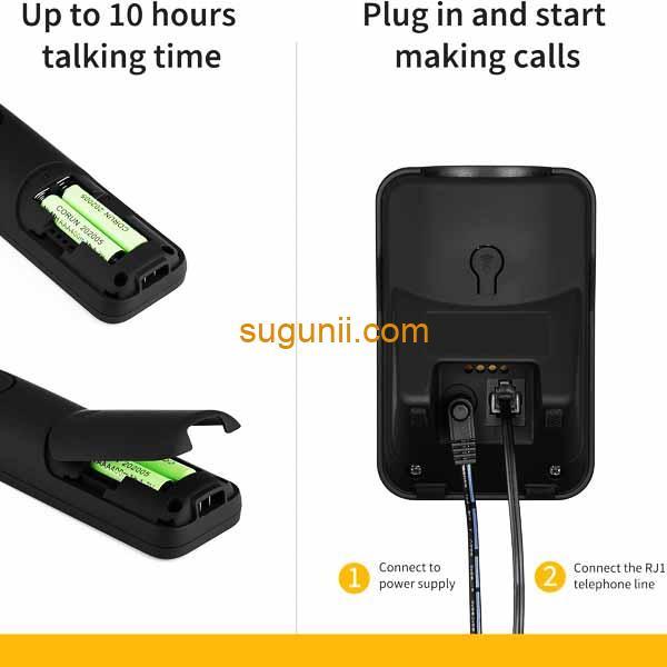 Téléphone fixe sans fil D1005 - d