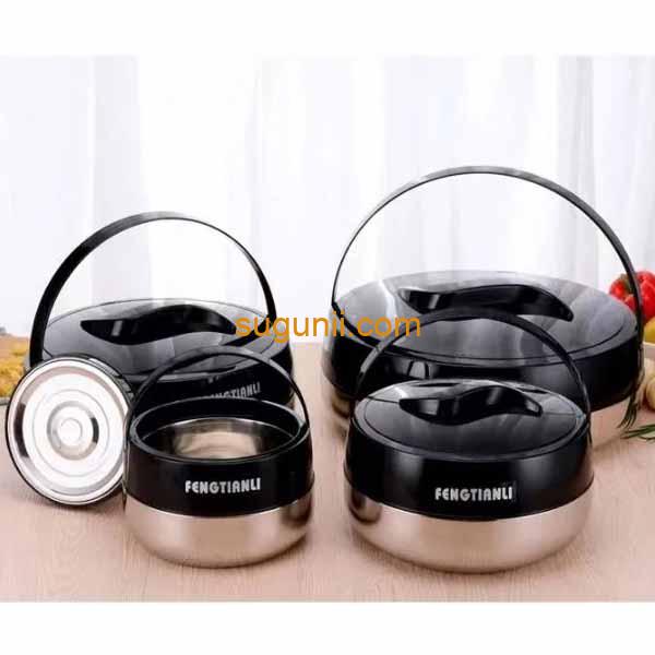 Ensemble 4 bols pour garder au chaud 3