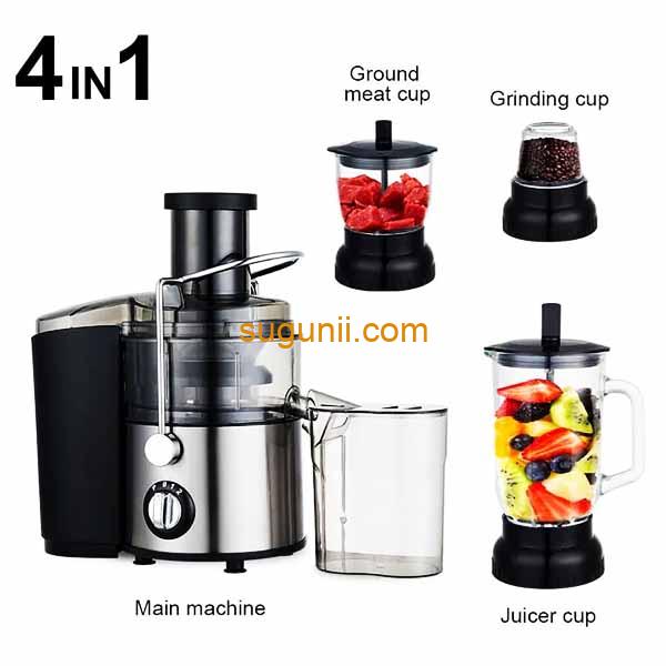 Extracteur de jus multifonctionnel 4 en 1