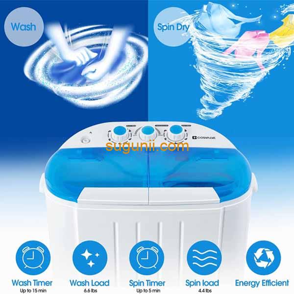 Machine à laver et sèche-linge semi-automatique 2