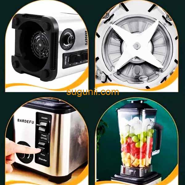 Mixeur 3L avec moulin à café Bardefu 4