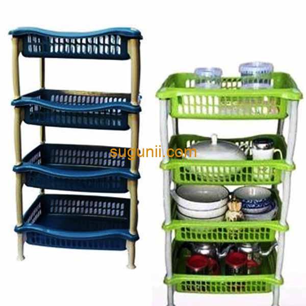 Range-vaisselle 4 niveaux en plastique 2