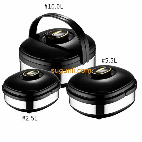 3pcs bols isothermes à double paroi 3