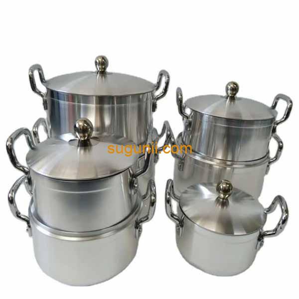 7 pcs marmites de cuisine en aluminium SUNDABEST 2