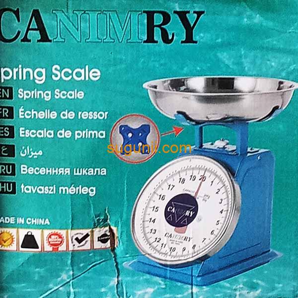 Balance à ressort à cadran 20kg Canimry