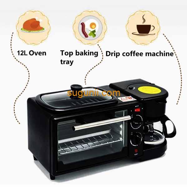 Machine à petit-déjeuner multifonction 3 en 1 Sokany - SK-145 b