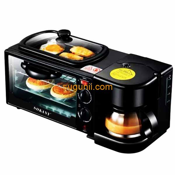 Machine à petit-déjeuner multifonction 3 en 1 Sokany - SK-145