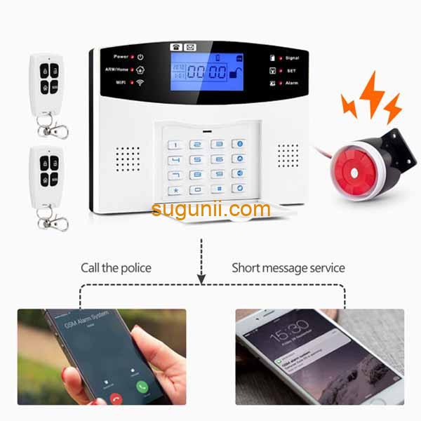 Système d'alarme de sécurité intelligent Tuya 4