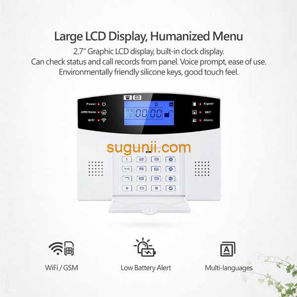 Système d'alarme de sécurité intelligent Tuya 6