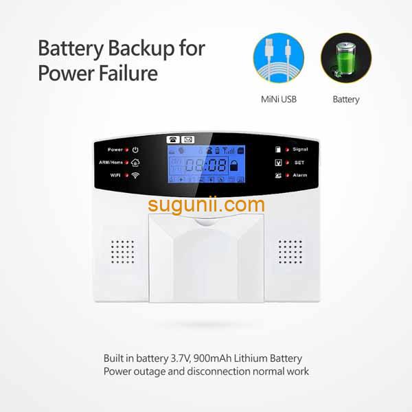 Système d'alarme de sécurité intelligent Tuya 8