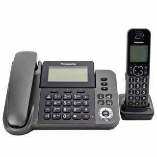 Téléphone numérique filaire et sans fil avec combiné Panasonic KX-TGF310