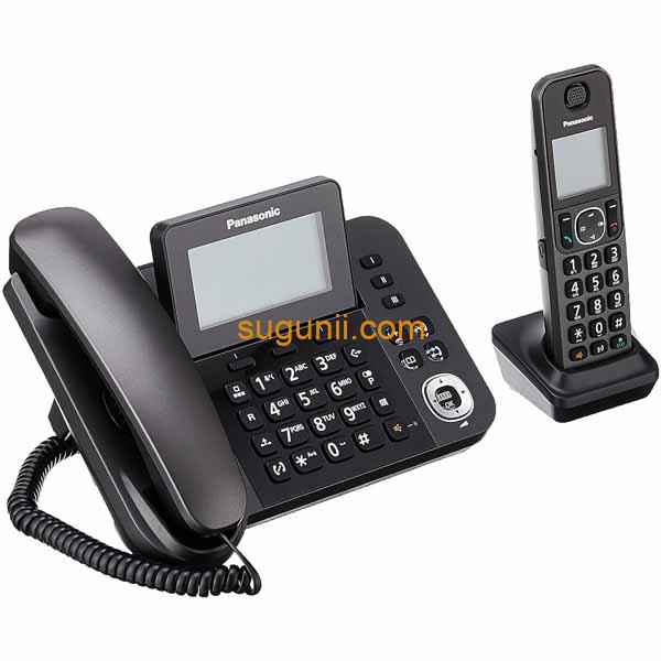 Téléphone numérique filaire et sans fil avec combiné Panasonic KX-TGF310 c
