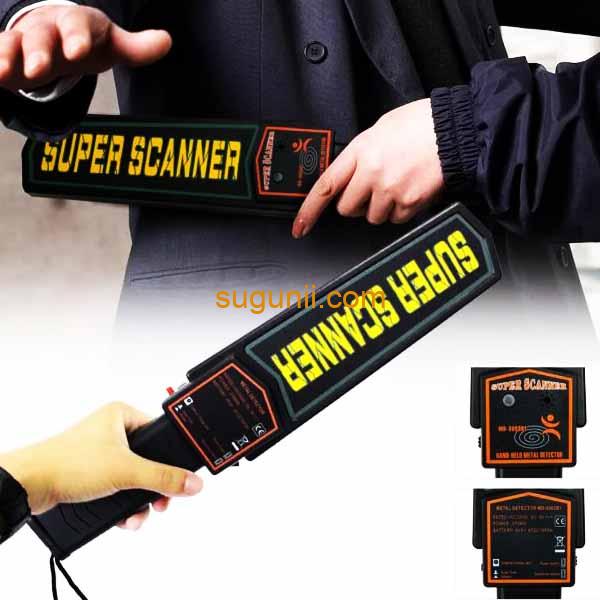 Détecteur de métaux portatif Sécurité - SUPER SCANNER 4