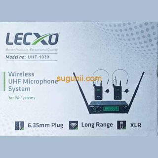 Système de microphones sans fil LECXO UHF-1030