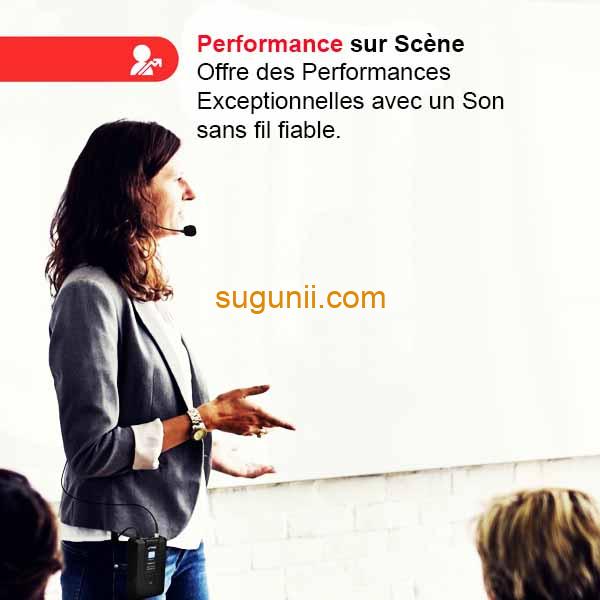 Système de microphones sans fil LECXO UHF-1030 c