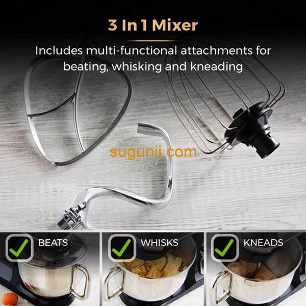 Batteur mélangeur à pâte sur socle 5L Tower 5