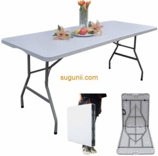 Table pliante en plastique robuste 180 cm x 75 cm