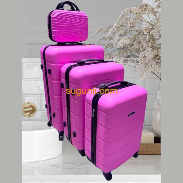 Ensemble 4 valises de voyage à roulettes en ABS 4